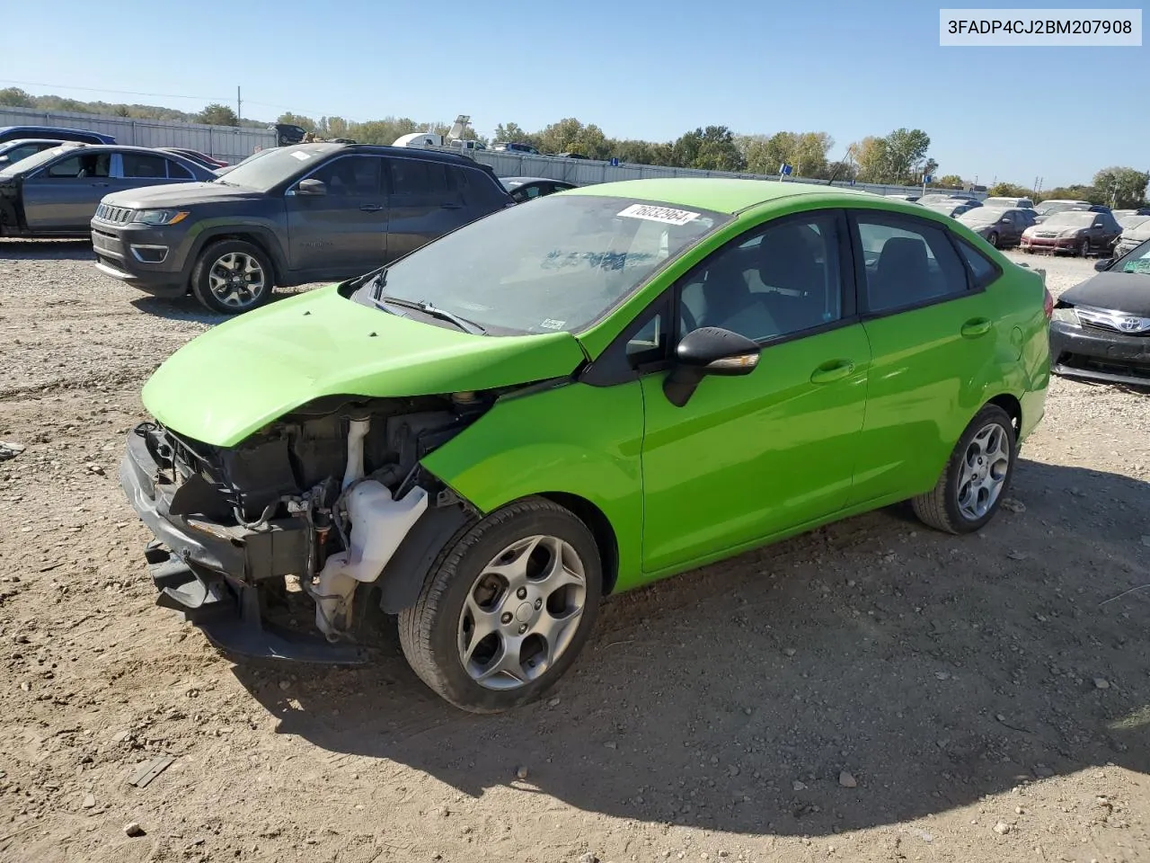 2011 Ford Fiesta Sel VIN: 3FADP4CJ2BM207908 Lot: 76032964