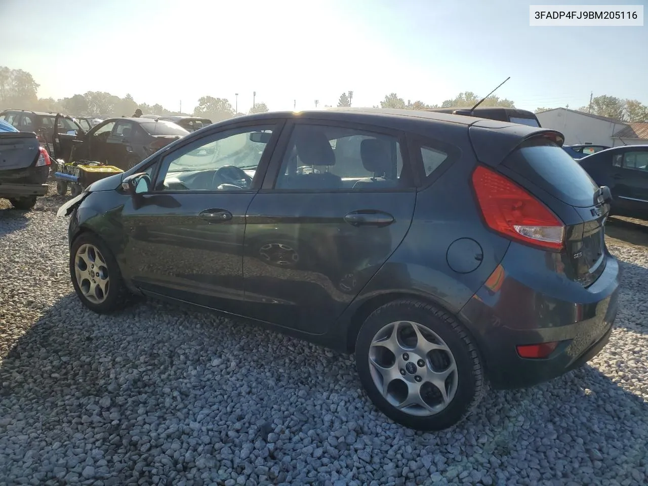 2011 Ford Fiesta Ses VIN: 3FADP4FJ9BM205116 Lot: 76864774