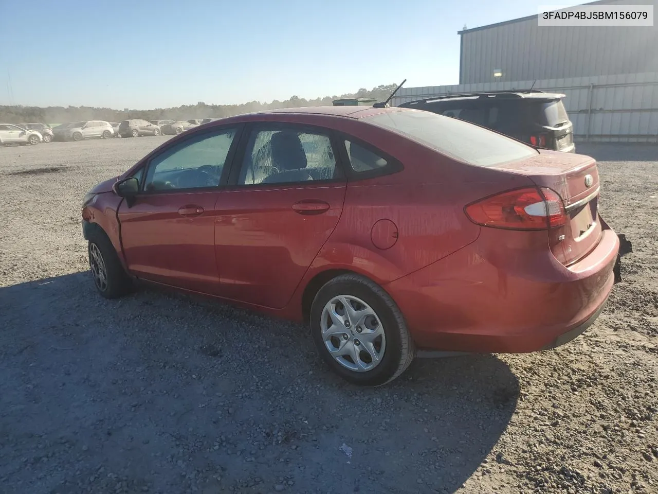 2011 Ford Fiesta Se VIN: 3FADP4BJ5BM156079 Lot: 77181684