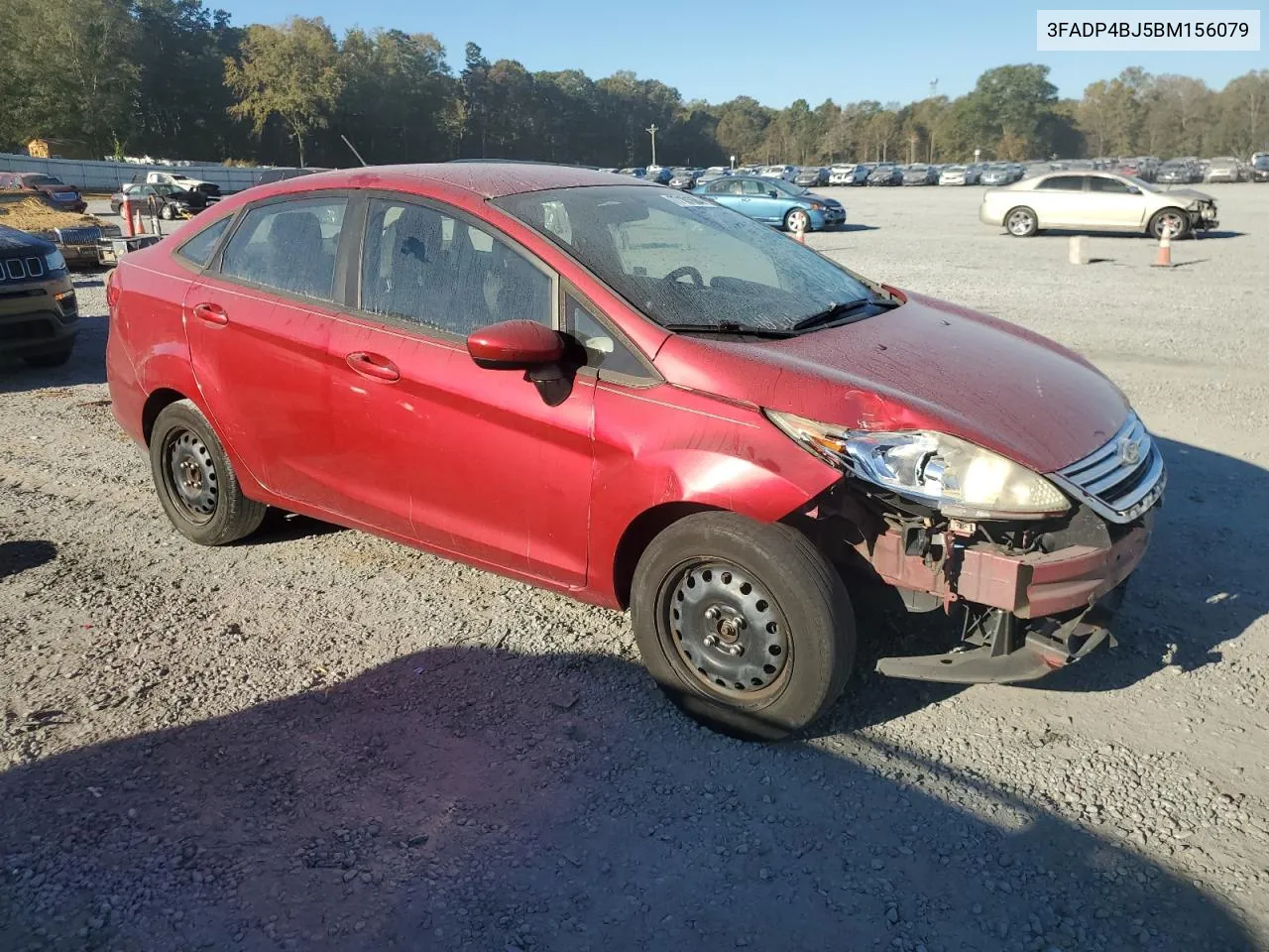 2011 Ford Fiesta Se VIN: 3FADP4BJ5BM156079 Lot: 77181684