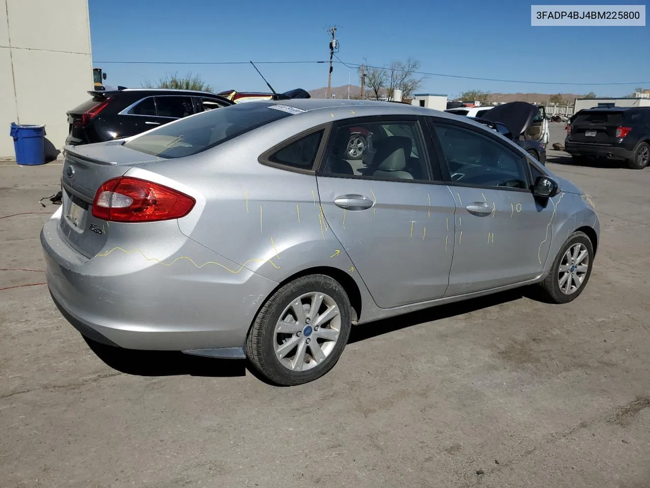 2011 Ford Fiesta Se VIN: 3FADP4BJ4BM225800 Lot: 77405544