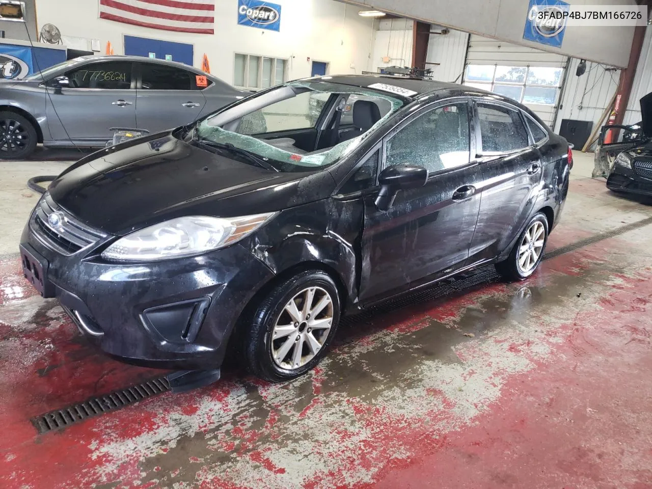 2011 Ford Fiesta Se VIN: 3FADP4BJ7BM166726 Lot: 77539354