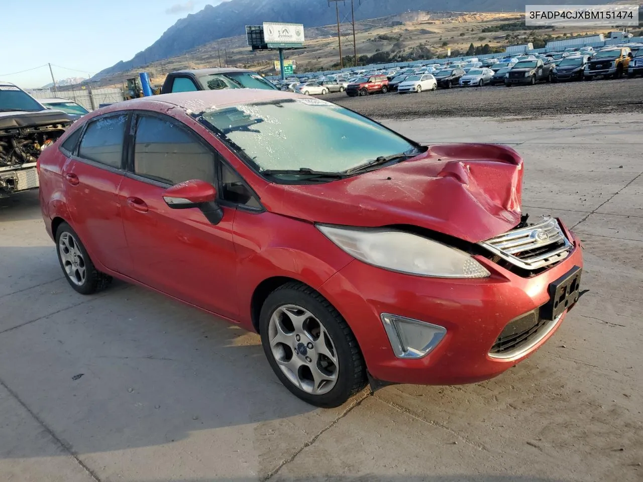 2011 Ford Fiesta Sel VIN: 3FADP4CJXBM151474 Lot: 78524734