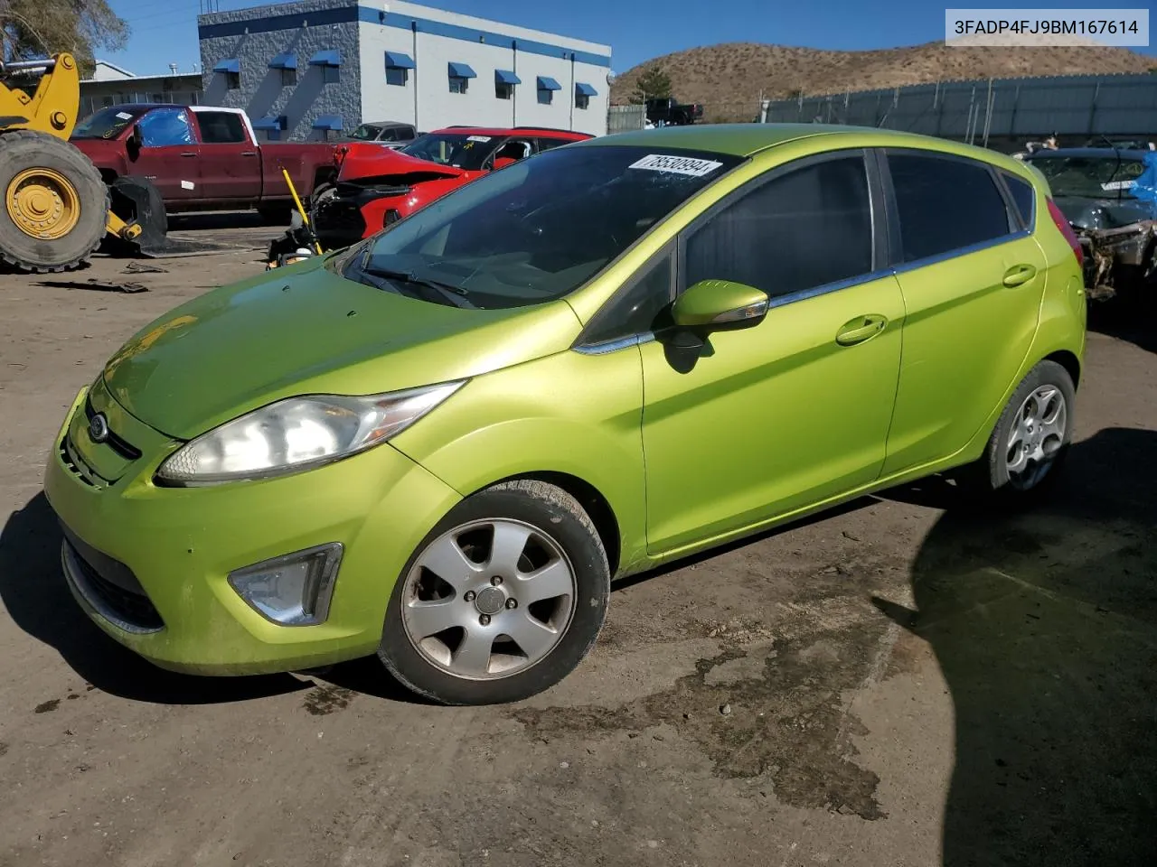 2011 Ford Fiesta Ses VIN: 3FADP4FJ9BM167614 Lot: 78530994