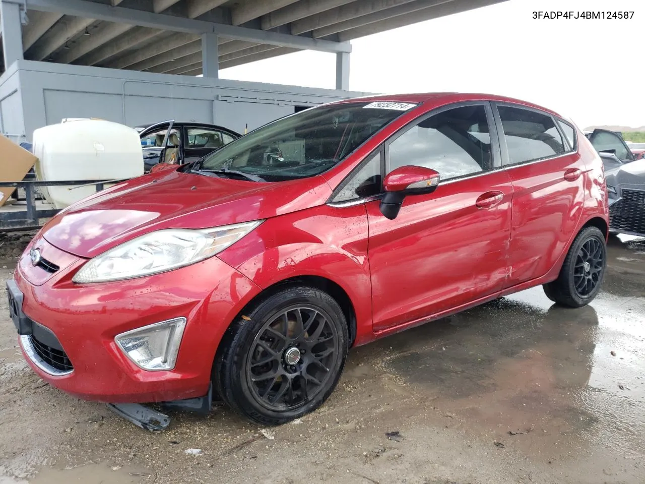 2011 Ford Fiesta Ses VIN: 3FADP4FJ4BM124587 Lot: 79232714