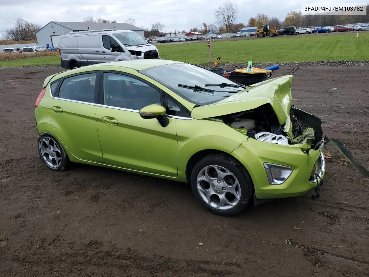 2011 Ford Fiesta Ses VIN: 3FADP4FJ7BM103782 Lot: 79401074