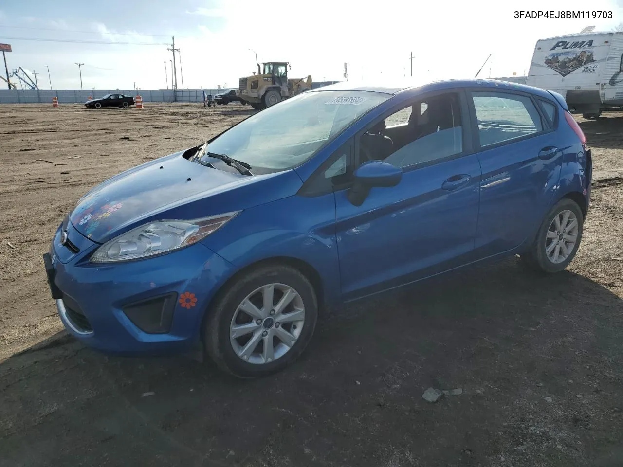 2011 Ford Fiesta Se VIN: 3FADP4EJ8BM119703 Lot: 79560604