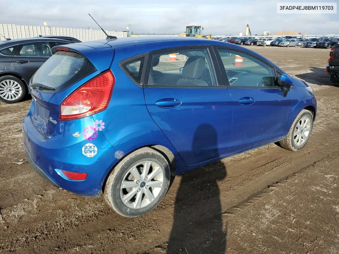 2011 Ford Fiesta Se VIN: 3FADP4EJ8BM119703 Lot: 79560604