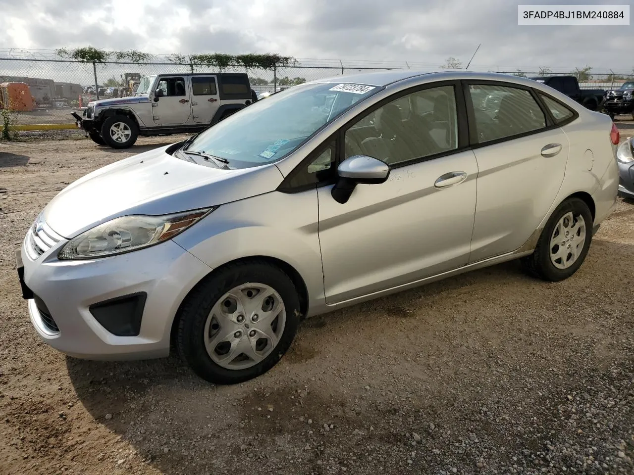 2011 Ford Fiesta Se VIN: 3FADP4BJ1BM240884 Lot: 79723784