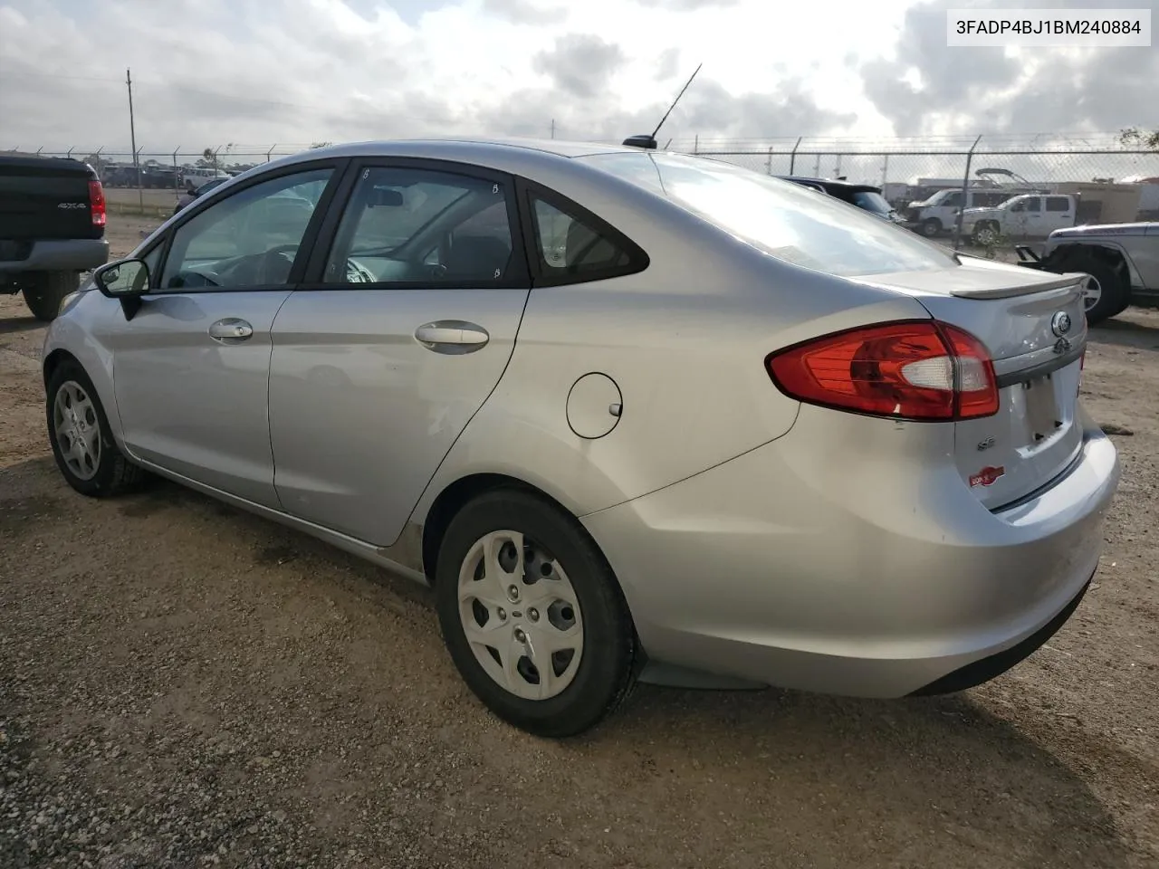 2011 Ford Fiesta Se VIN: 3FADP4BJ1BM240884 Lot: 79723784