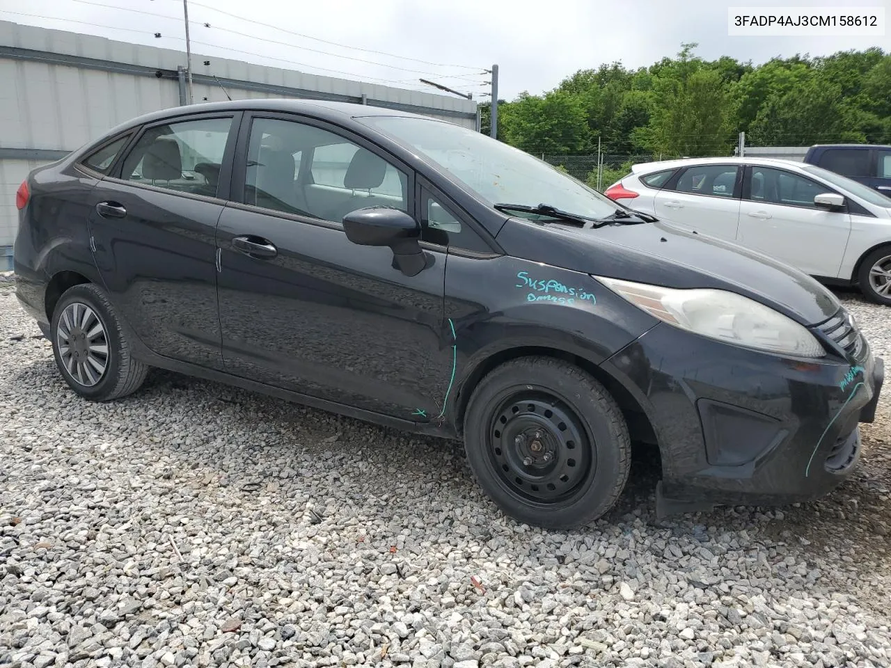 2012 Ford Fiesta S VIN: 3FADP4AJ3CM158612 Lot: 56796184