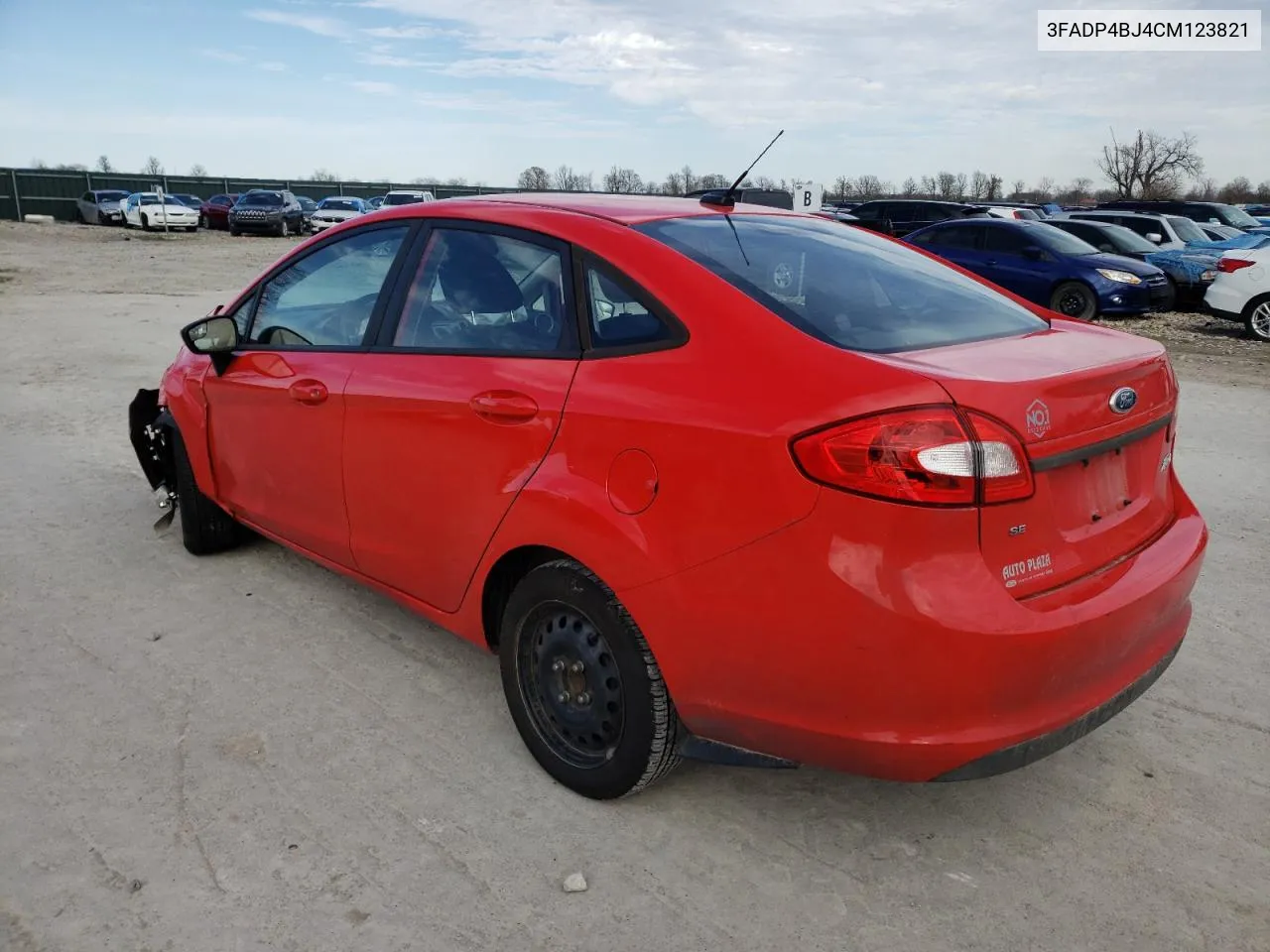 2012 Ford Fiesta Se VIN: 3FADP4BJ4CM123821 Lot: 57620023