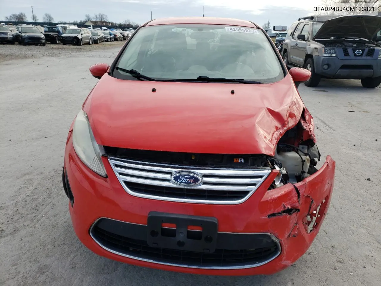 2012 Ford Fiesta Se VIN: 3FADP4BJ4CM123821 Lot: 57620023