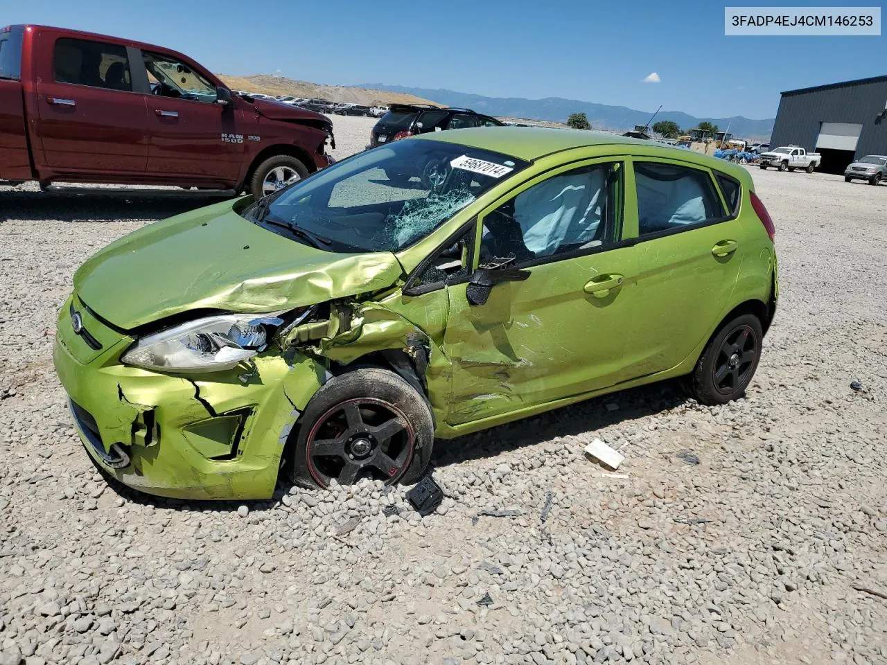 2012 Ford Fiesta Se VIN: 3FADP4EJ4CM146253 Lot: 59687014