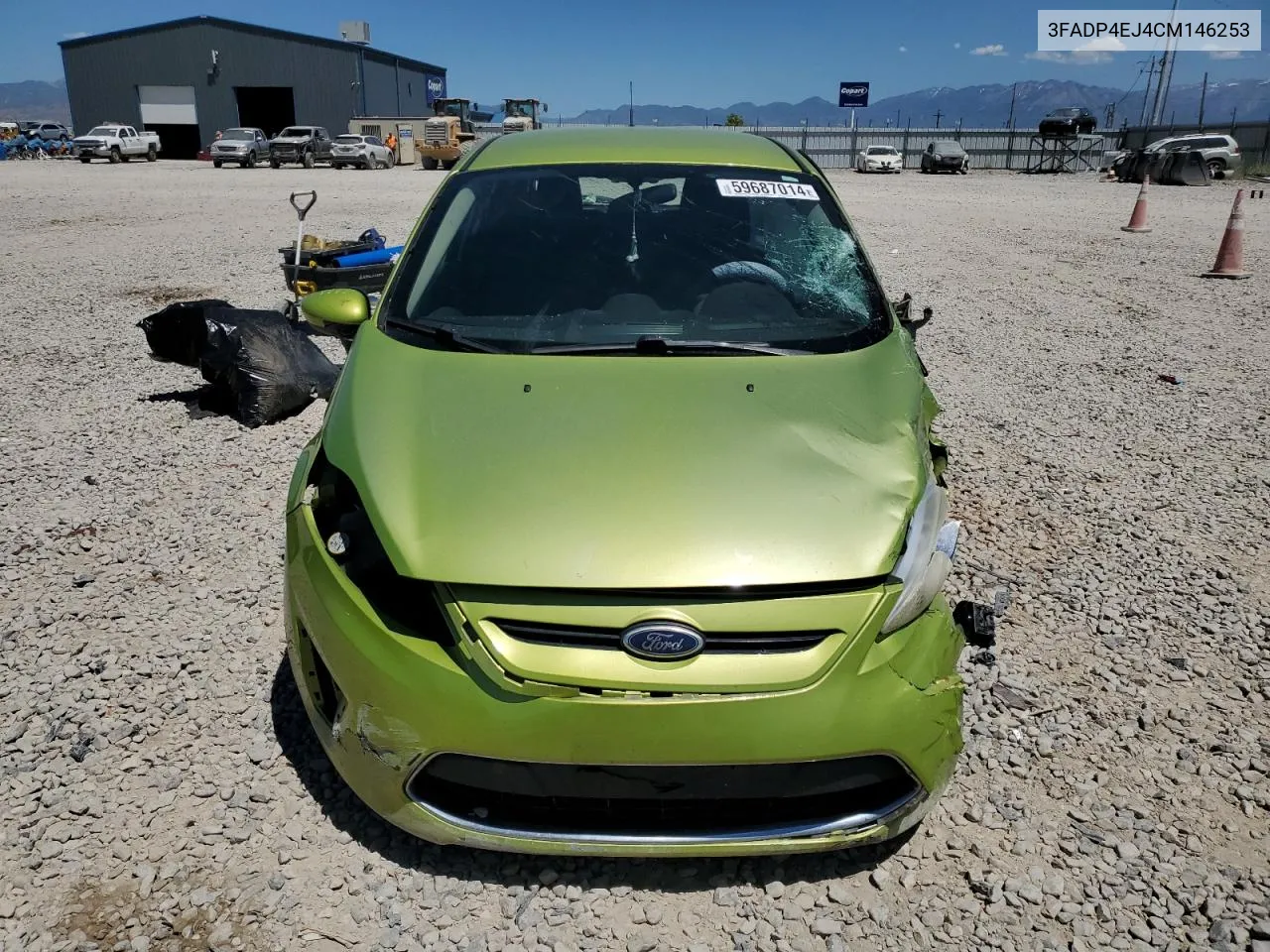 2012 Ford Fiesta Se VIN: 3FADP4EJ4CM146253 Lot: 59687014