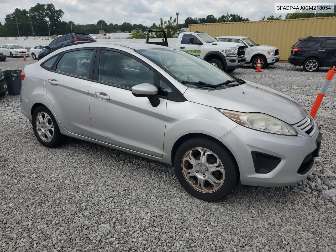 2012 Ford Fiesta S VIN: 3FADP4AJ0CM218054 Lot: 65753414