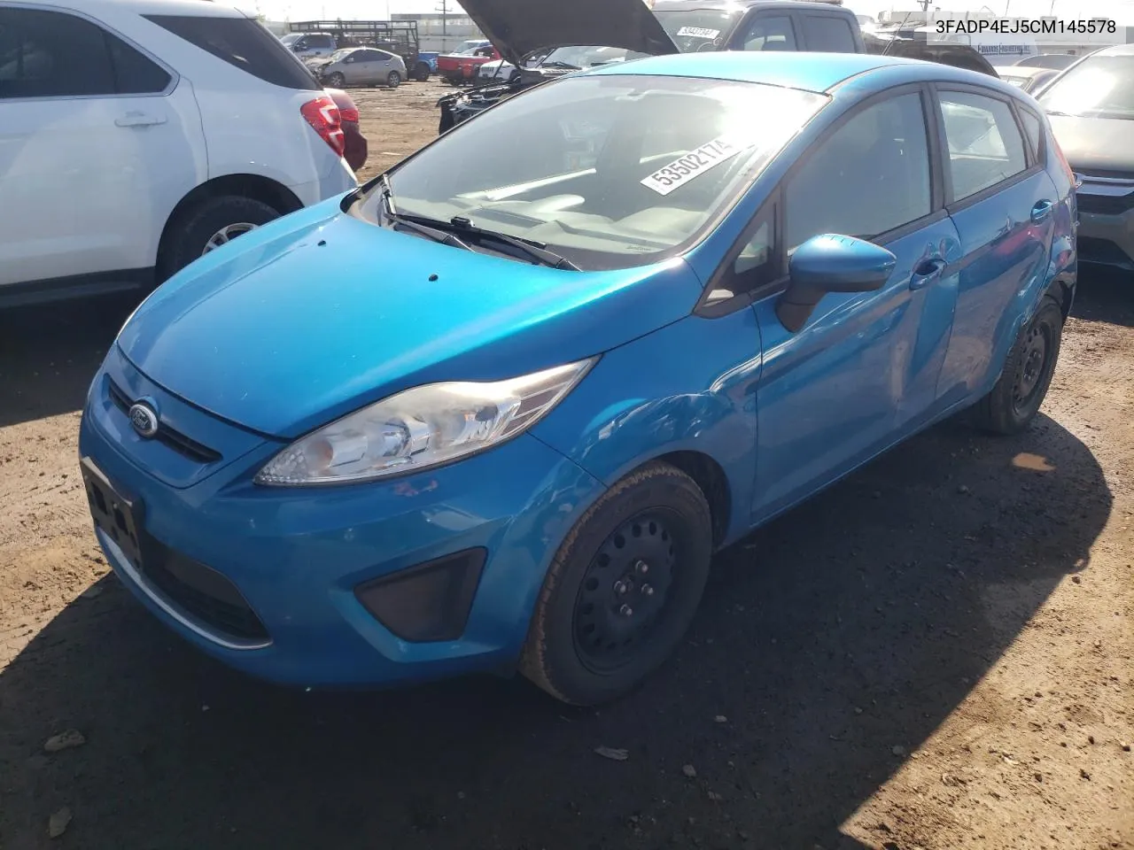 2012 Ford Fiesta Se VIN: 3FADP4EJ5CM145578 Lot: 66659754