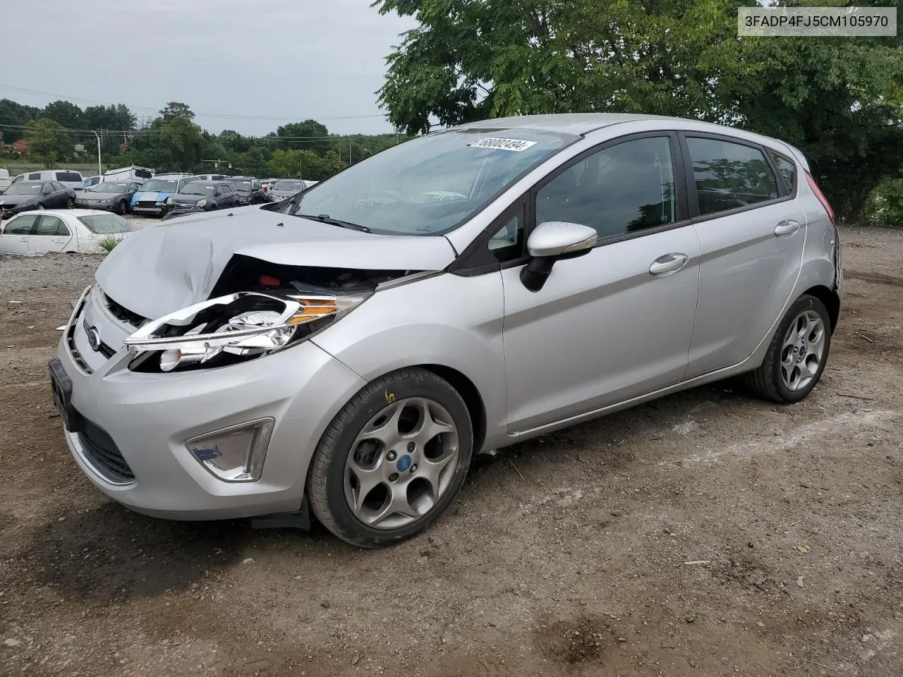 2012 Ford Fiesta Ses VIN: 3FADP4FJ5CM105970 Lot: 68002494