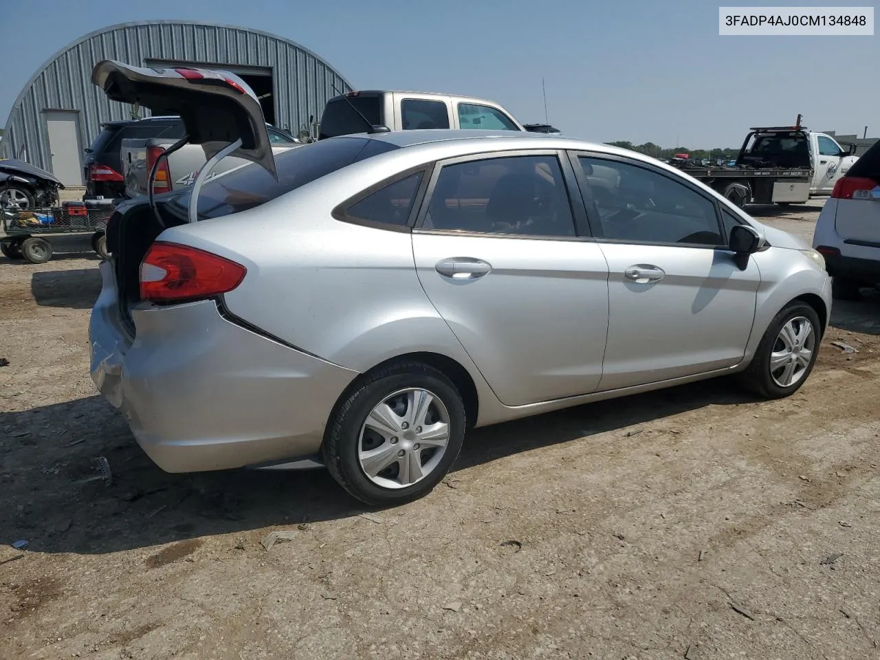 2012 Ford Fiesta S VIN: 3FADP4AJ0CM134848 Lot: 68023364