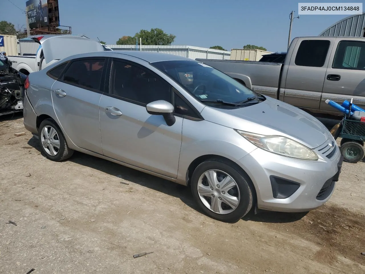 2012 Ford Fiesta S VIN: 3FADP4AJ0CM134848 Lot: 68023364