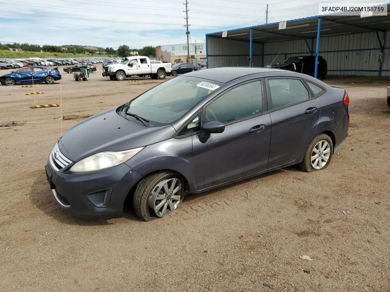 2012 Ford Fiesta Se VIN: 3FADP4BJ2CM158759 Lot: 68396564