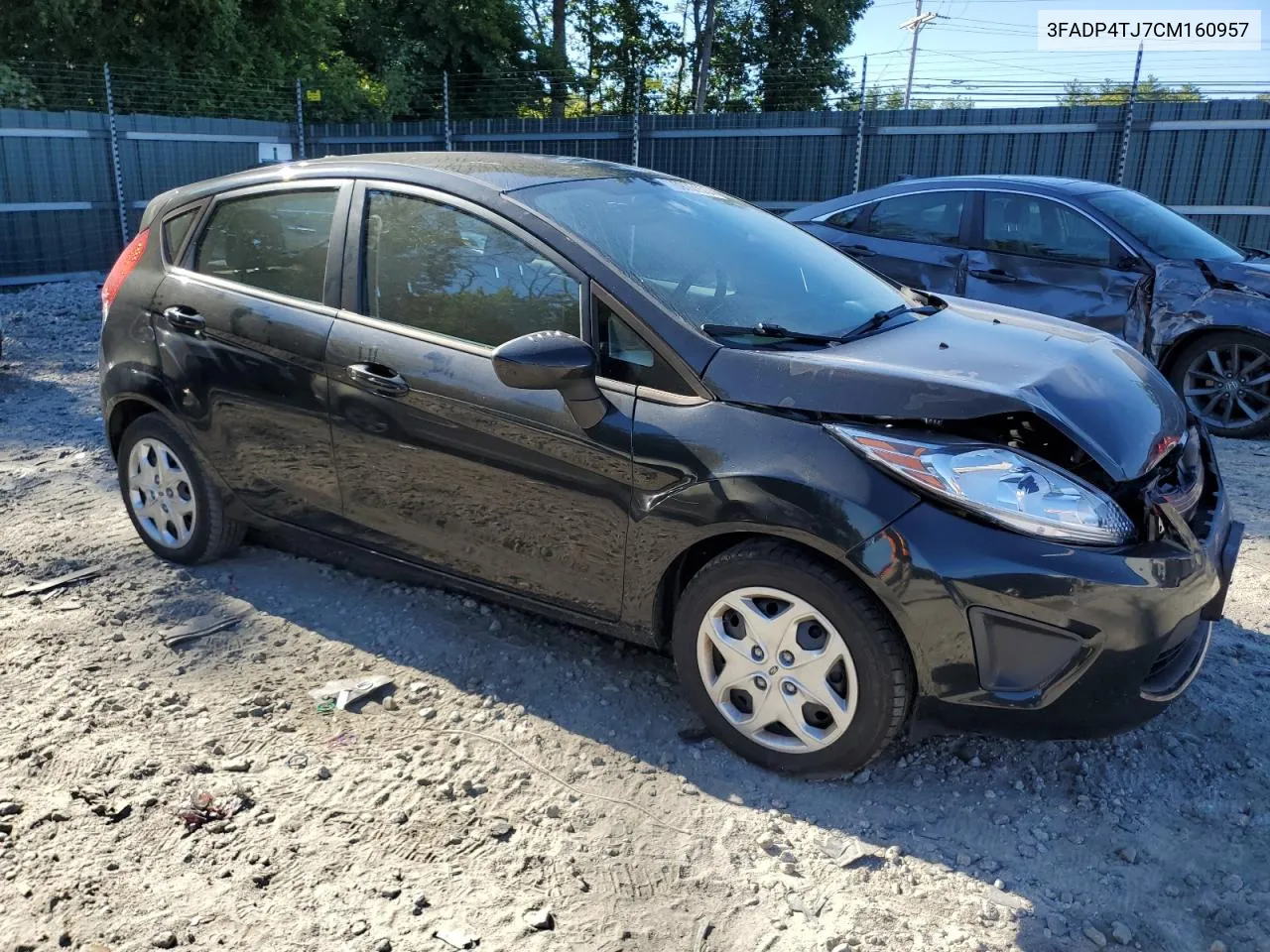 2012 Ford Fiesta S VIN: 3FADP4TJ7CM160957 Lot: 69701534