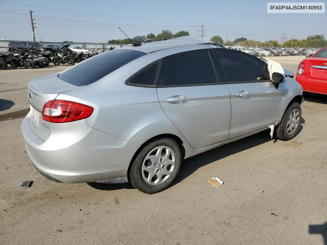 2012 Ford Fiesta S VIN: 3FADP4AJ5CM140953 Lot: 69717874