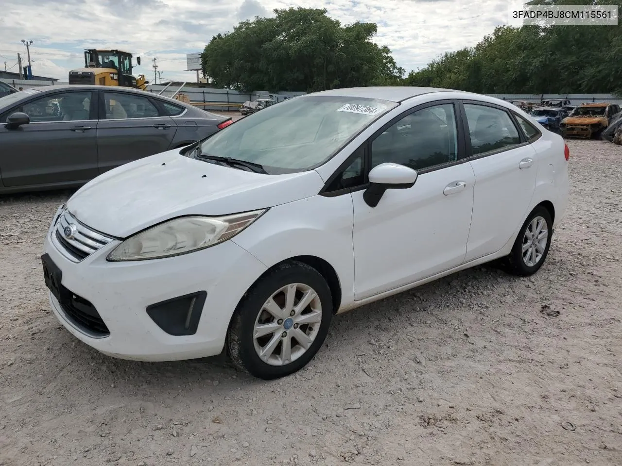 2012 Ford Fiesta Se VIN: 3FADP4BJ8CM115561 Lot: 70097364