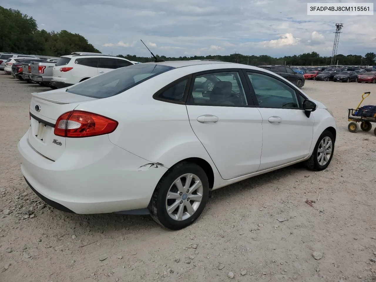 2012 Ford Fiesta Se VIN: 3FADP4BJ8CM115561 Lot: 70097364