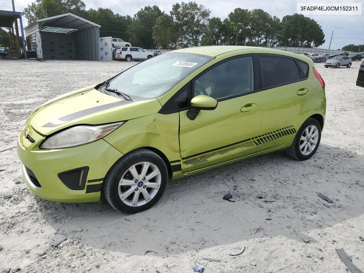 2012 Ford Fiesta Se VIN: 3FADP4EJ0CM152311 Lot: 70455684