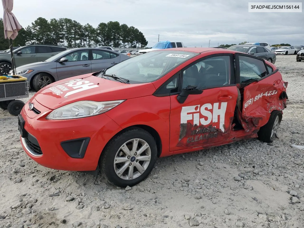 2012 Ford Fiesta Se VIN: 3FADP4EJ5CM156144 Lot: 70491184