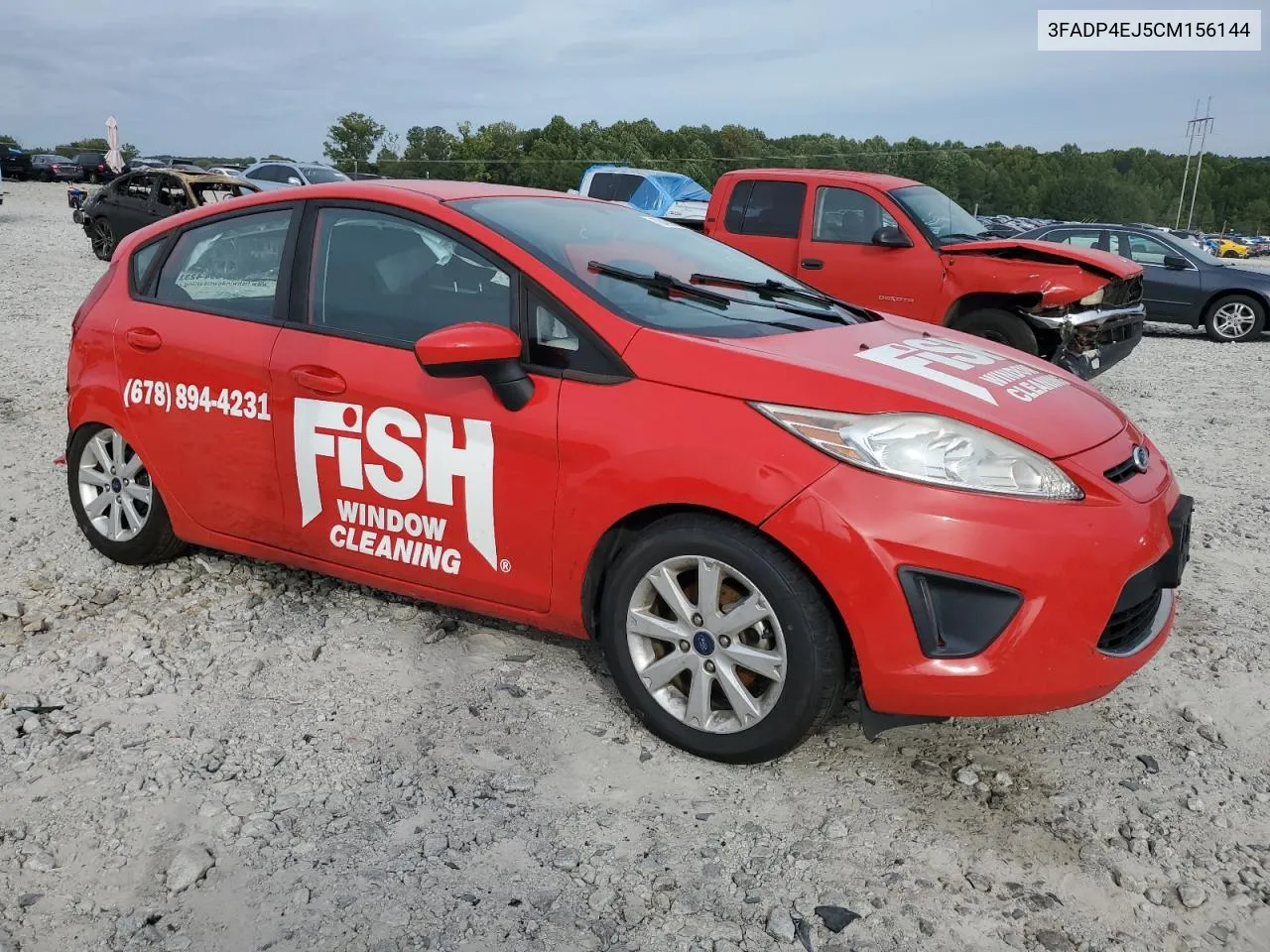 2012 Ford Fiesta Se VIN: 3FADP4EJ5CM156144 Lot: 70491184