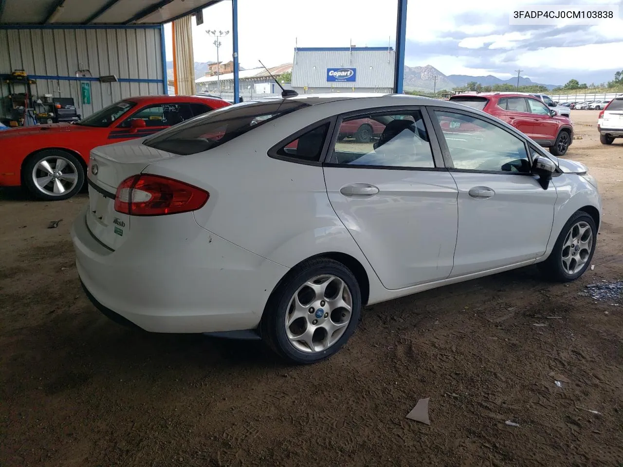 2012 Ford Fiesta Sel VIN: 3FADP4CJ0CM103838 Lot: 71288874