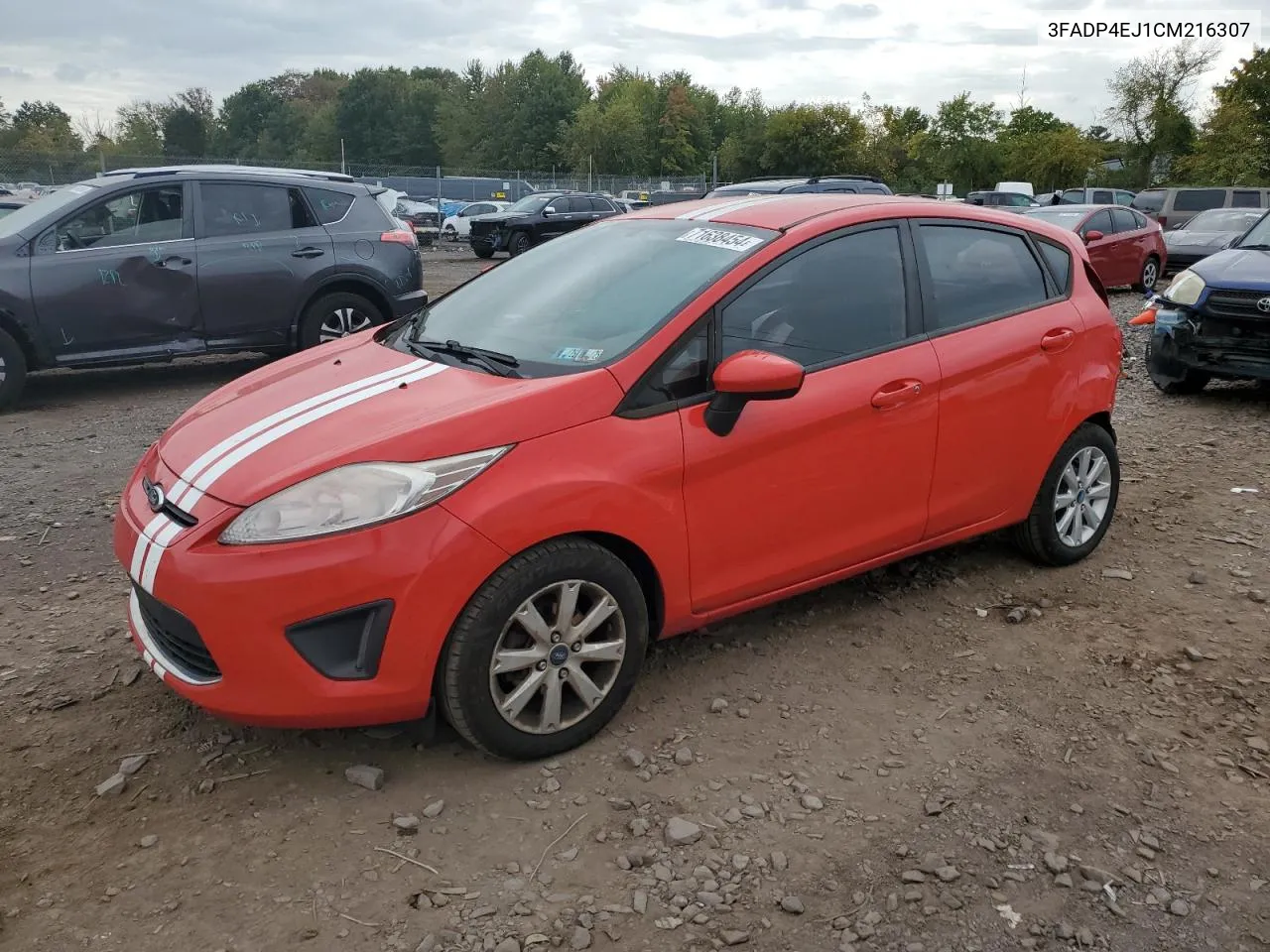 3FADP4EJ1CM216307 2012 Ford Fiesta Se