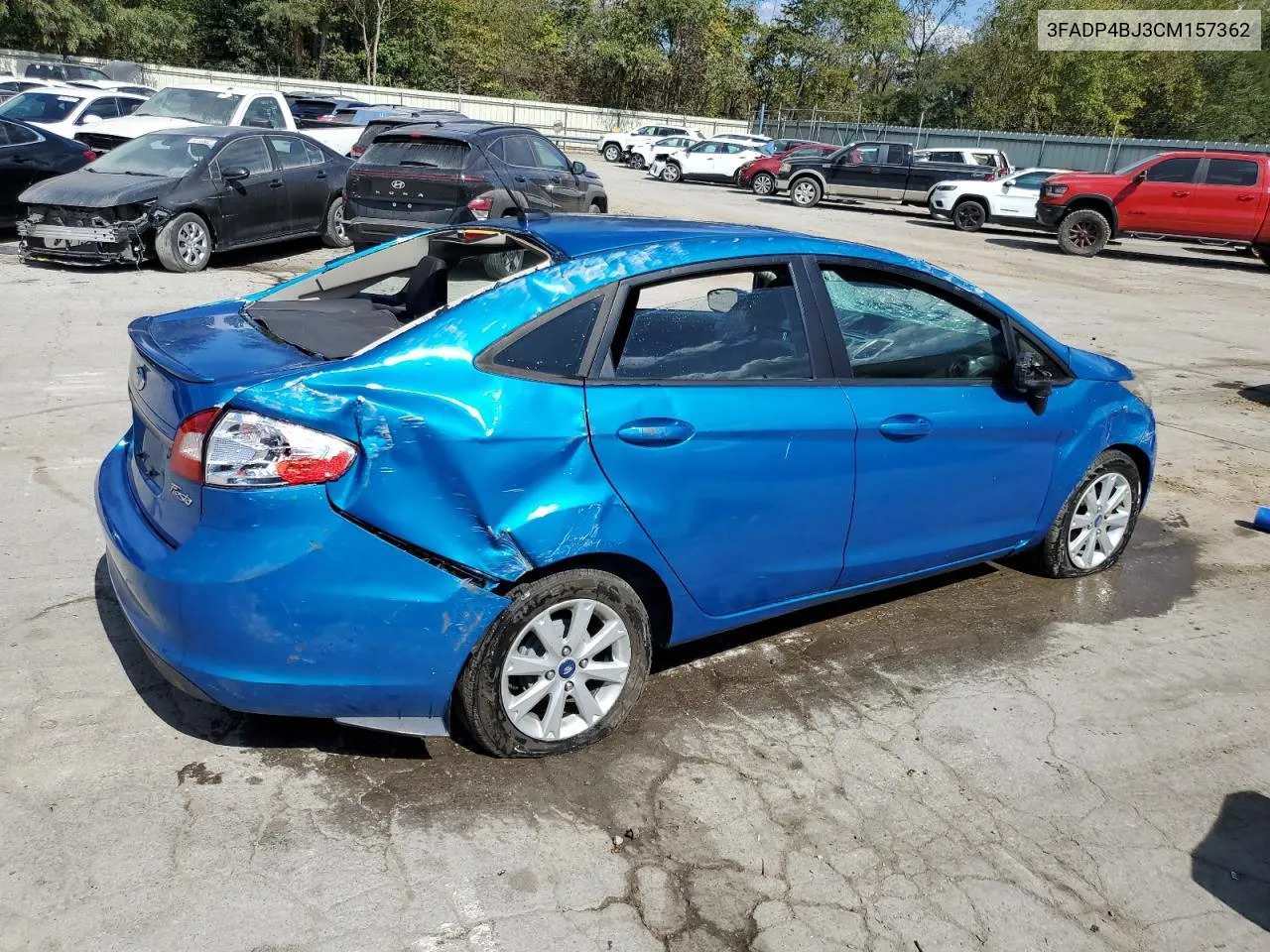 2012 Ford Fiesta Se VIN: 3FADP4BJ3CM157362 Lot: 72432104