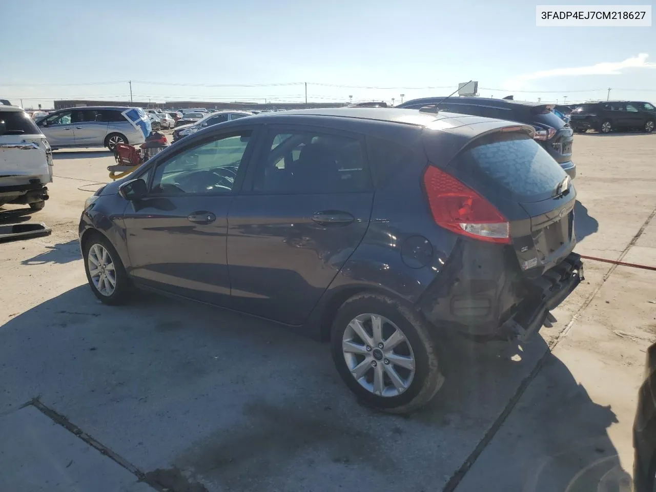 2012 Ford Fiesta Se VIN: 3FADP4EJ7CM218627 Lot: 72464854