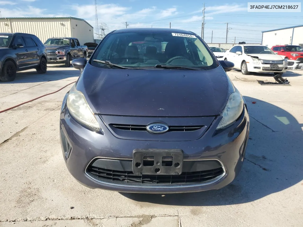 2012 Ford Fiesta Se VIN: 3FADP4EJ7CM218627 Lot: 72464854