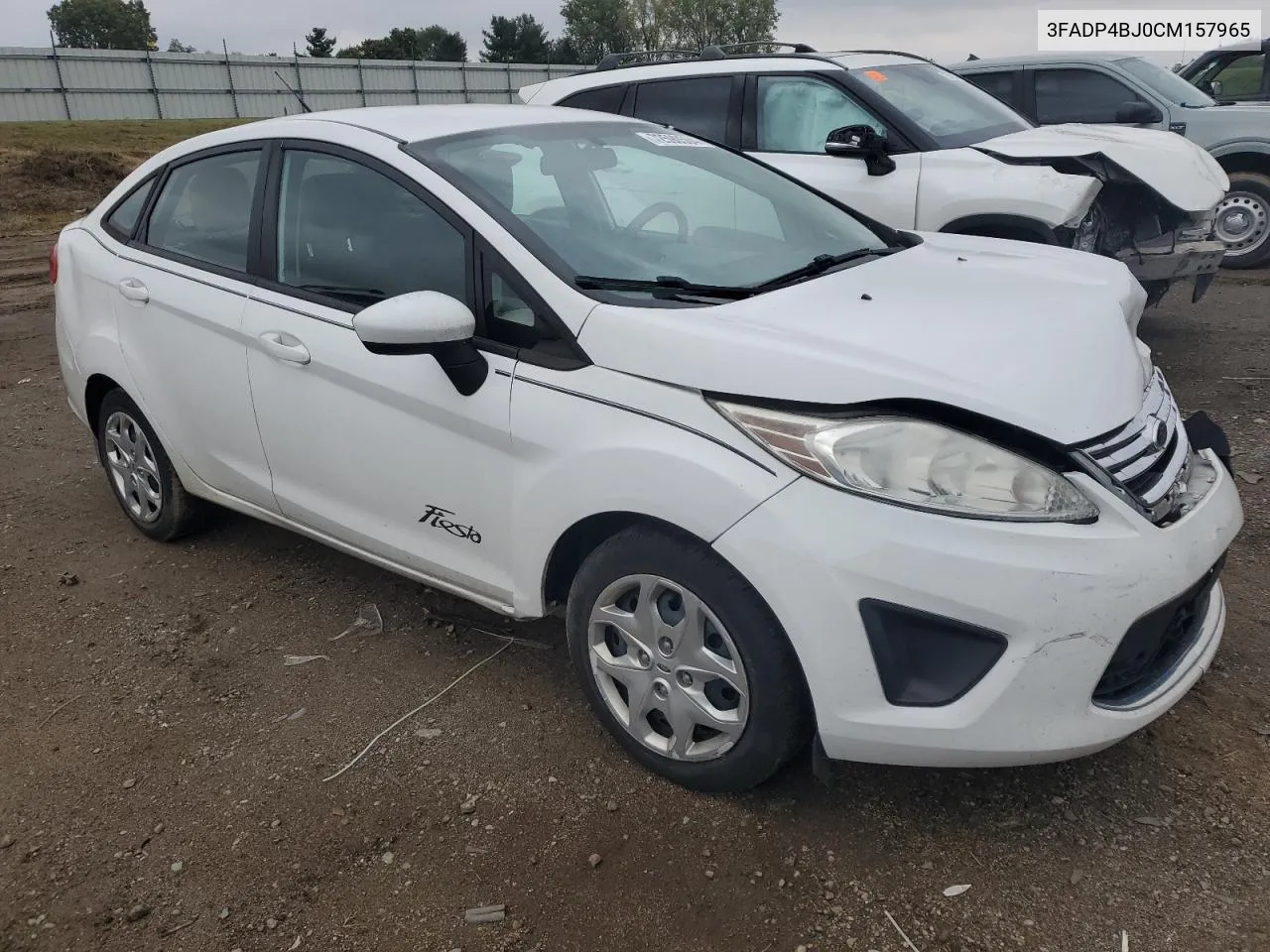 2012 Ford Fiesta Se VIN: 3FADP4BJ0CM157965 Lot: 72590504