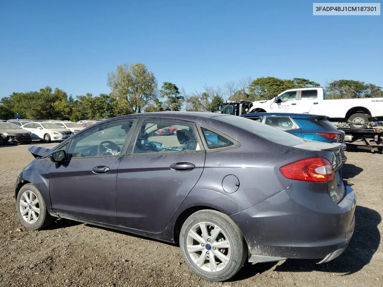 2012 Ford Fiesta Se VIN: 3FADP4BJ1CM187301 Lot: 72786084