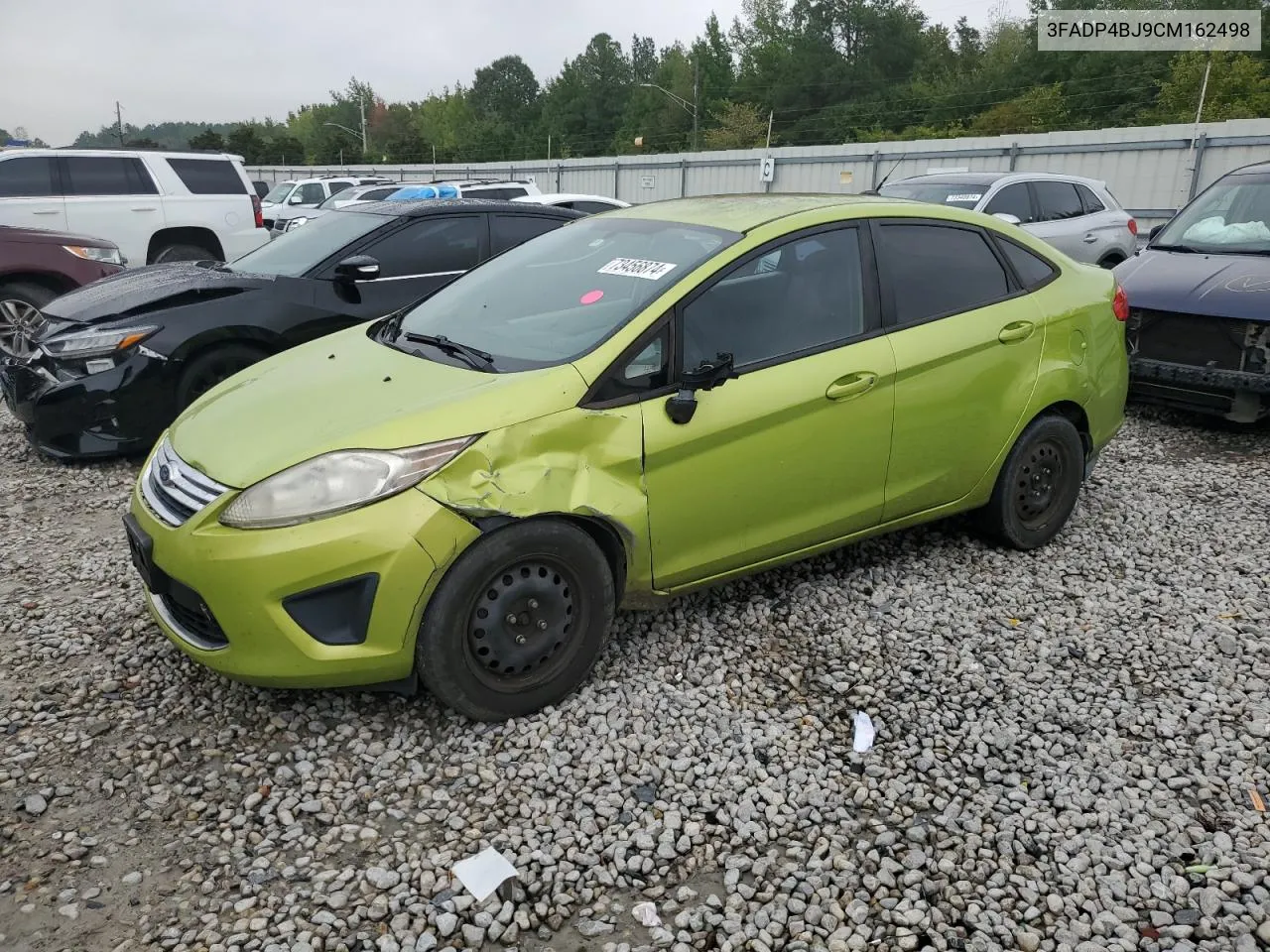 2012 Ford Fiesta Se VIN: 3FADP4BJ9CM162498 Lot: 73456874