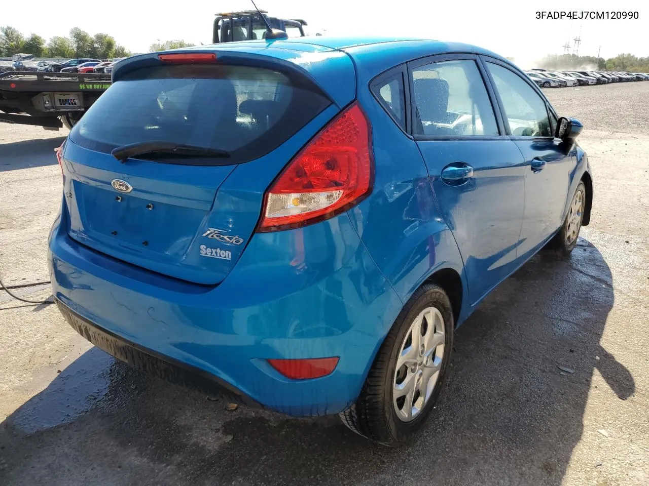 2012 Ford Fiesta Se VIN: 3FADP4EJ7CM120990 Lot: 74034494