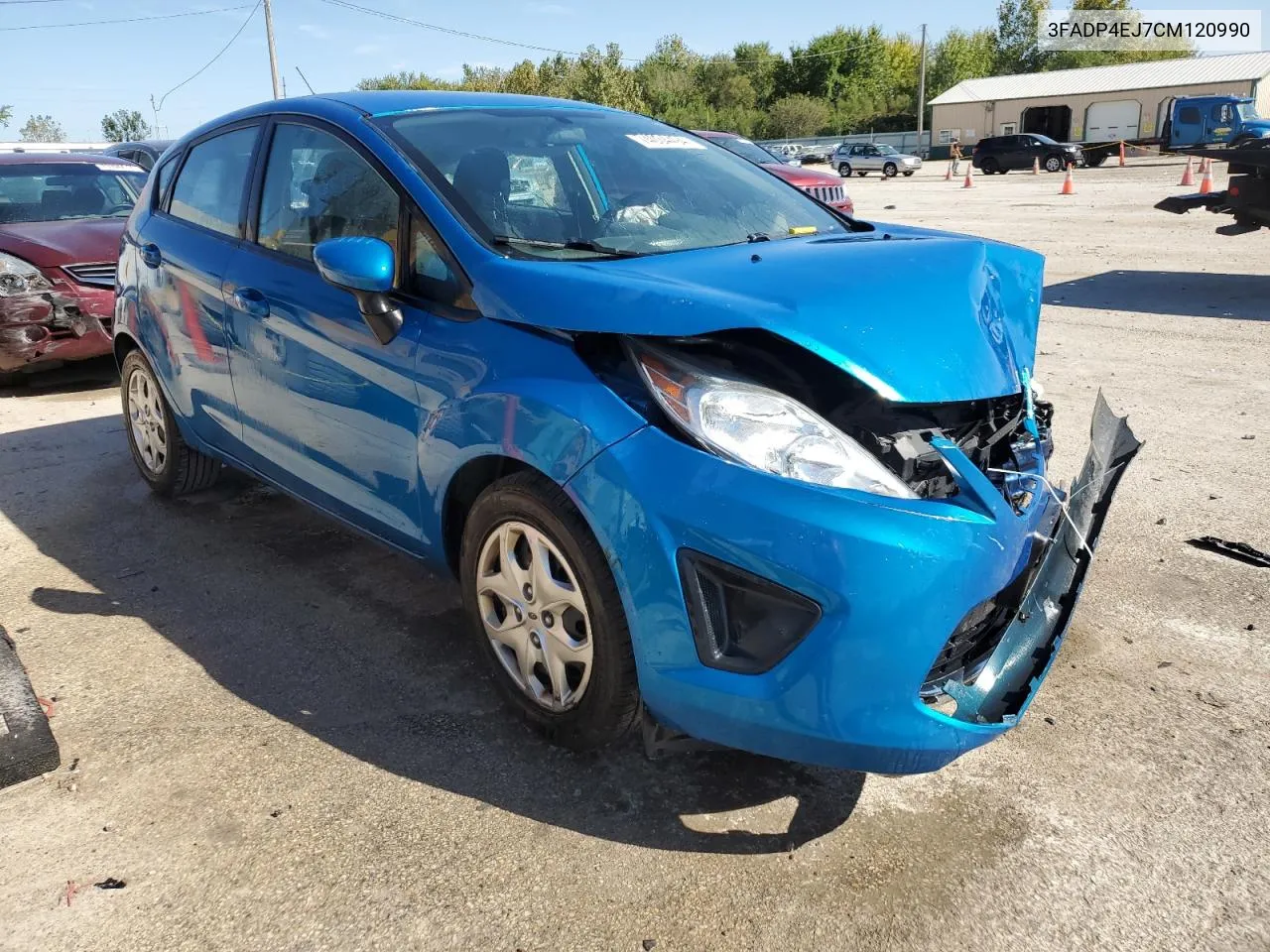 2012 Ford Fiesta Se VIN: 3FADP4EJ7CM120990 Lot: 74034494