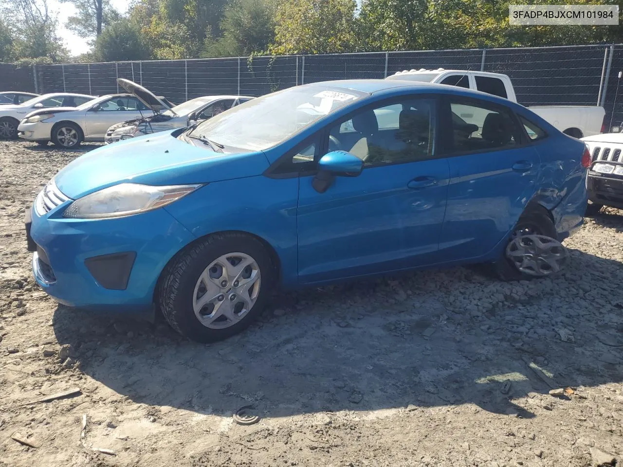 2012 Ford Fiesta Se VIN: 3FADP4BJXCM101984 Lot: 74206874