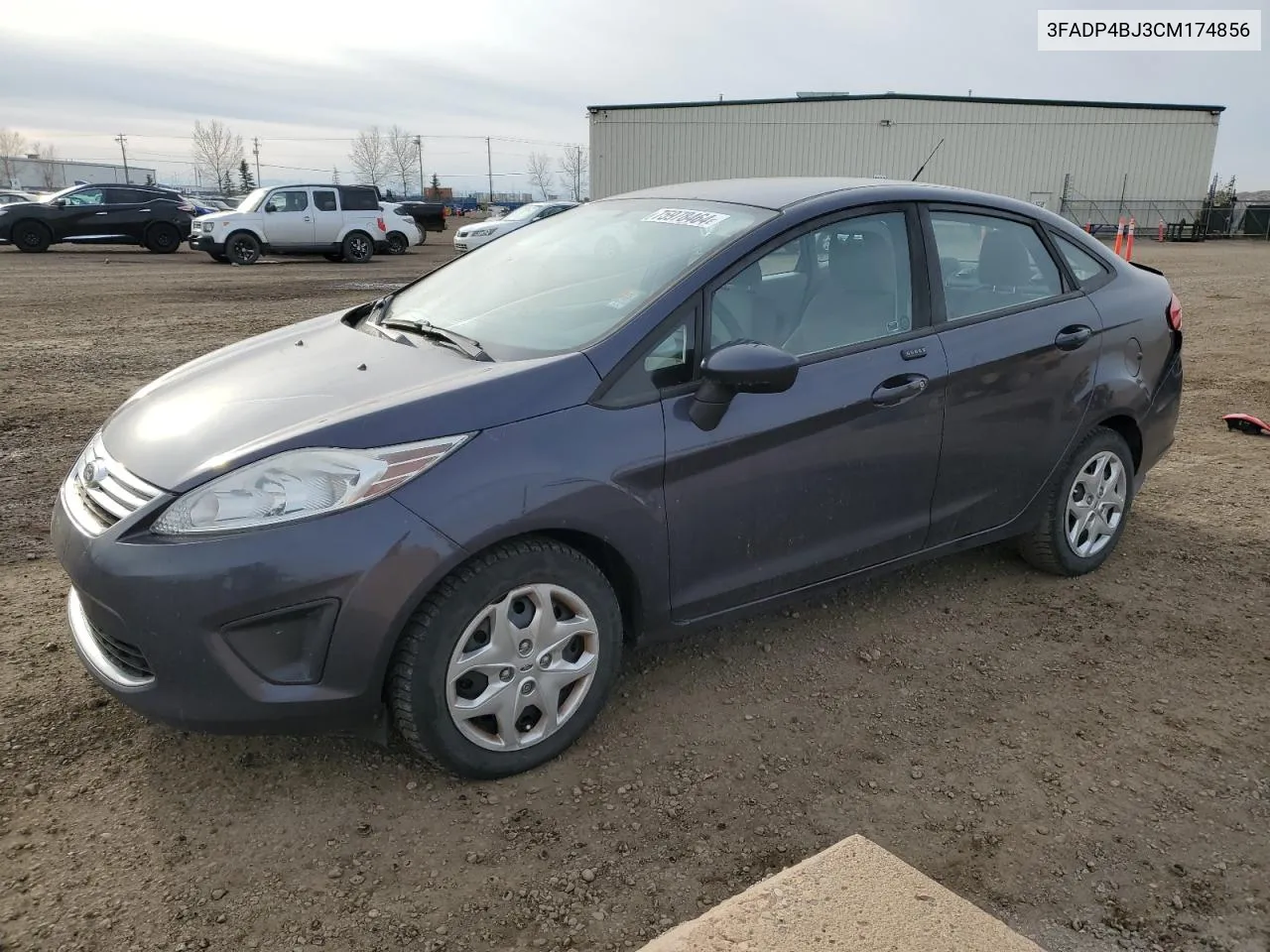 2012 Ford Fiesta Se VIN: 3FADP4BJ3CM174856 Lot: 75978464