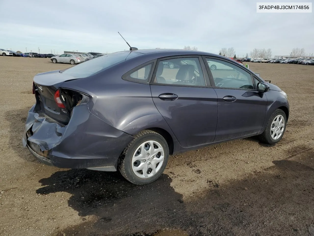 2012 Ford Fiesta Se VIN: 3FADP4BJ3CM174856 Lot: 75978464