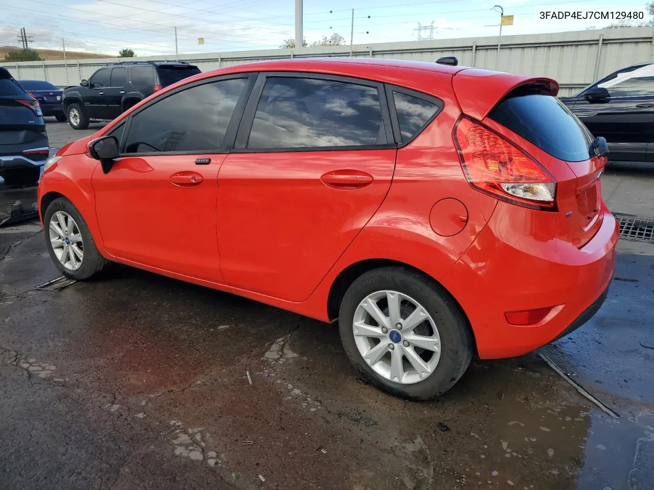 2012 Ford Fiesta Se VIN: 3FADP4EJ7CM129480 Lot: 76104124