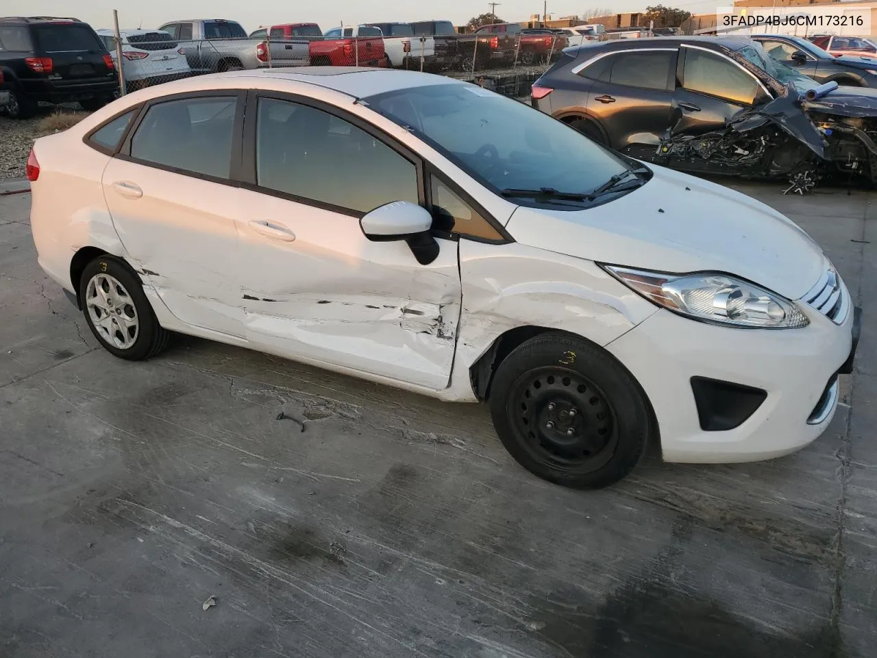 2012 Ford Fiesta Se VIN: 3FADP4BJ6CM173216 Lot: 76320734