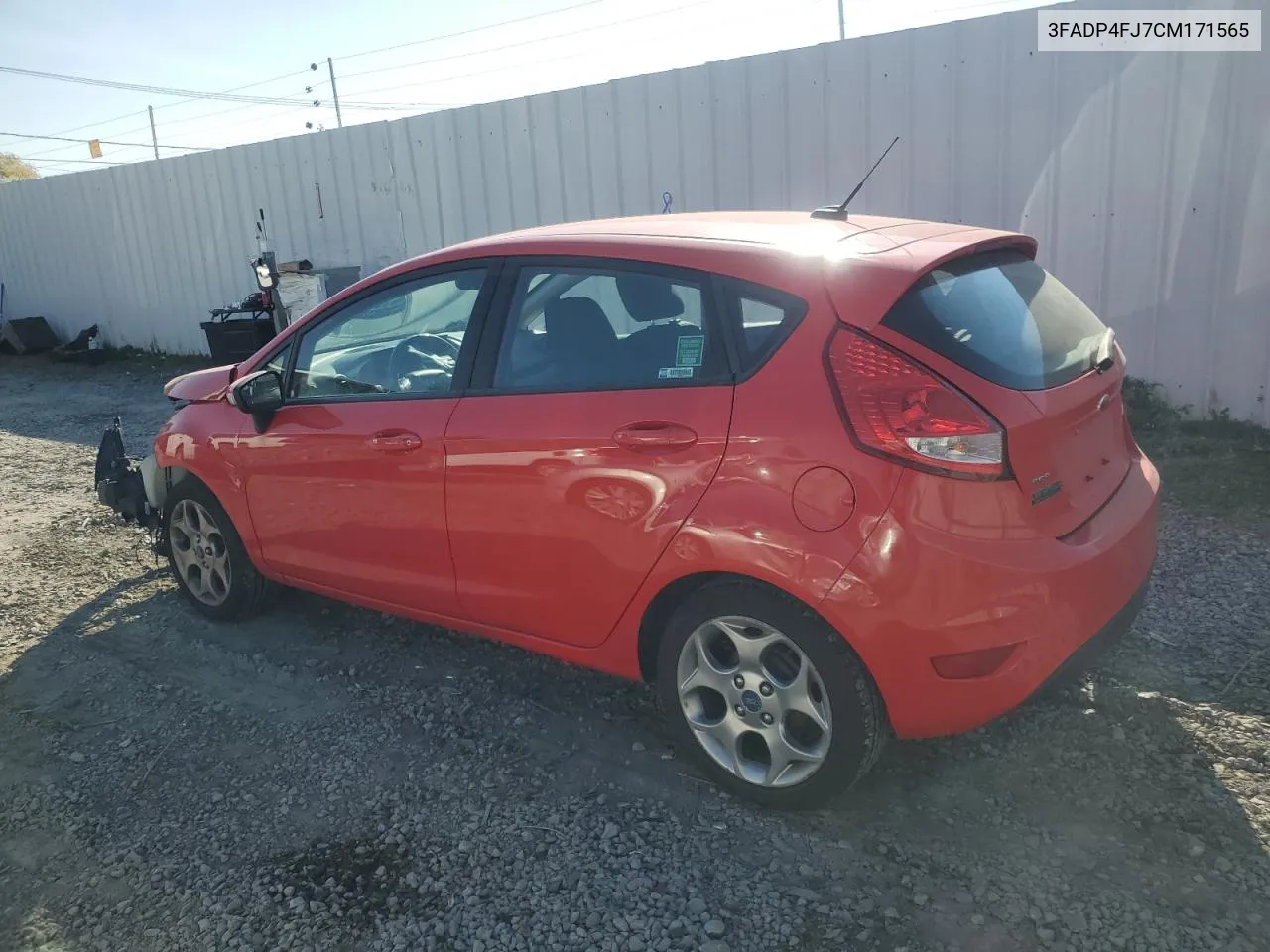 2012 Ford Fiesta Ses VIN: 3FADP4FJ7CM171565 Lot: 76919814