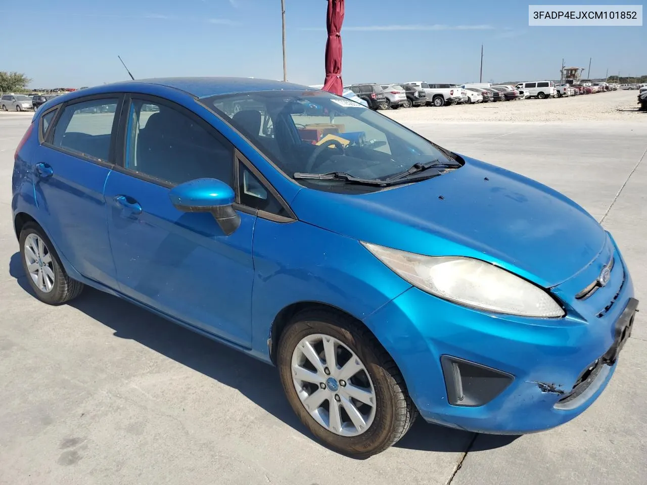 2012 Ford Fiesta Se VIN: 3FADP4EJXCM101852 Lot: 77252854