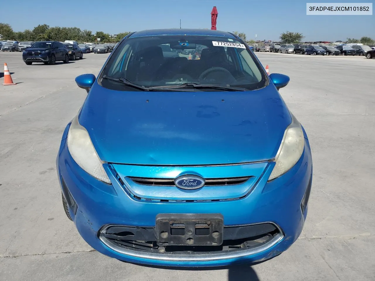 2012 Ford Fiesta Se VIN: 3FADP4EJXCM101852 Lot: 77252854